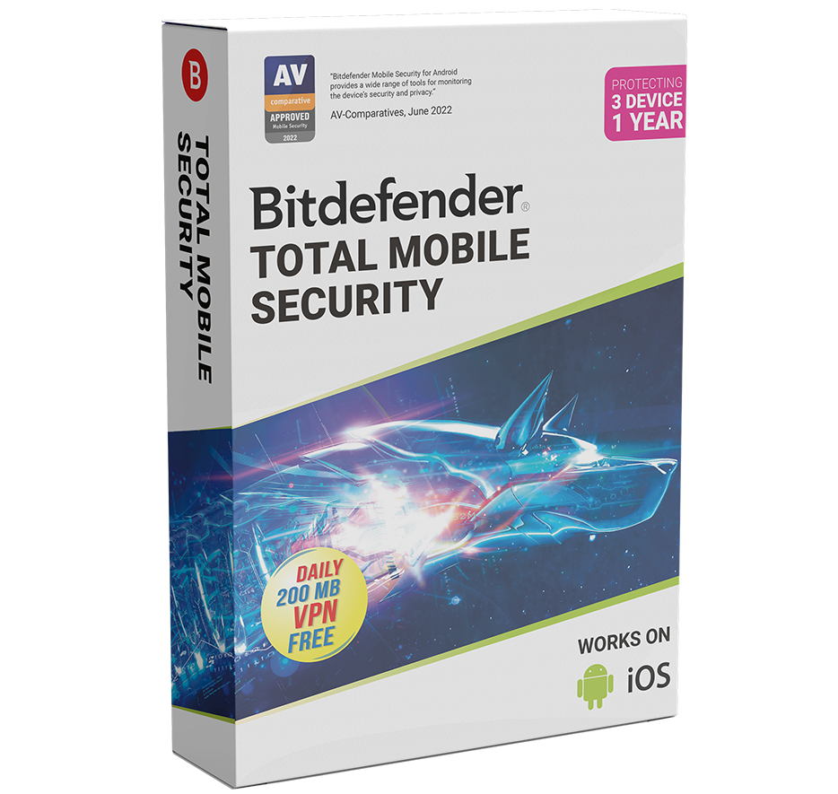 Bitdefender Total Security 3 Devices 1 Year